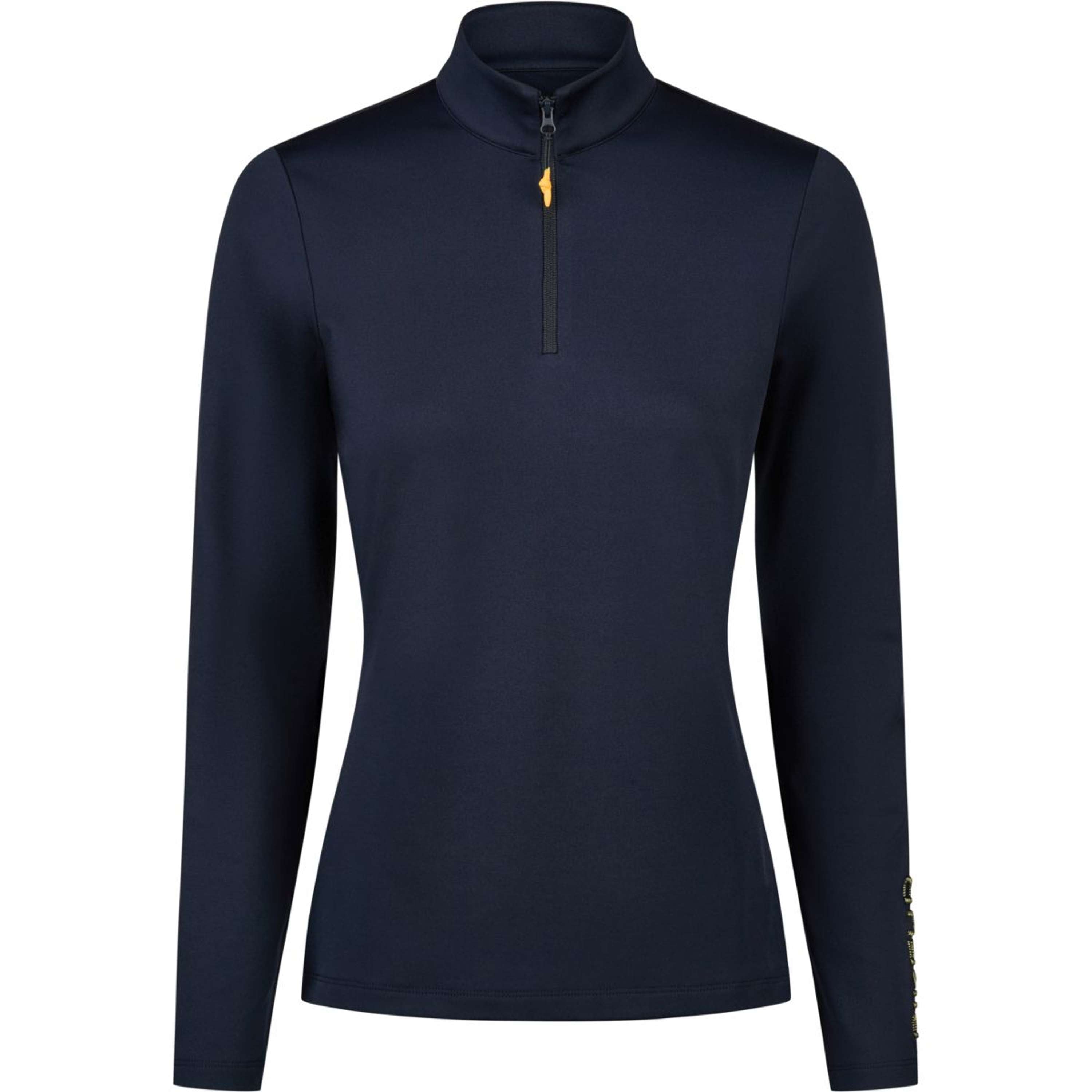 Pikeur Shirt Zip Athleisure AW26 Long Sleeves Navy Blue