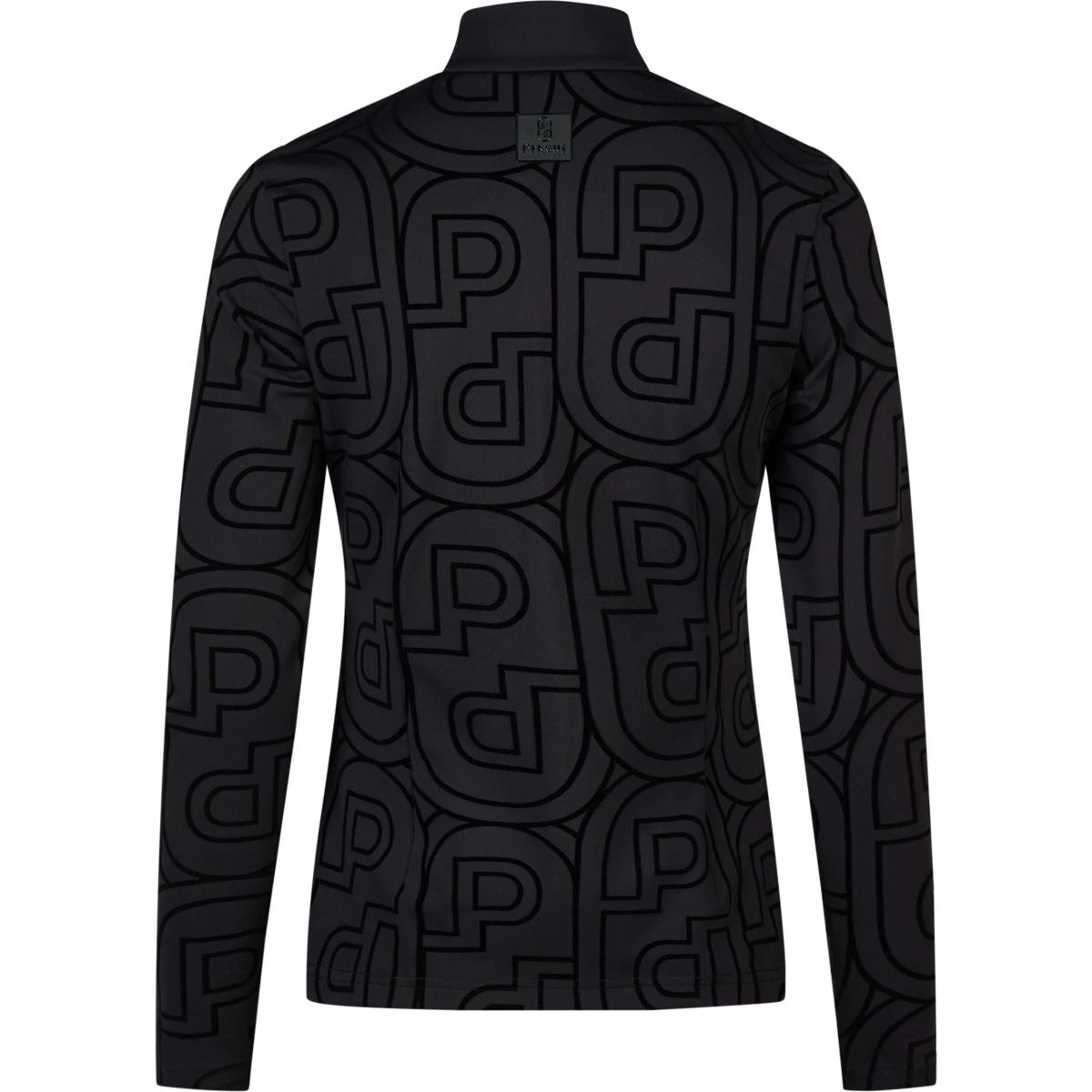 Pikeur Shirt Zip Print Selection AW26 Long Sleeves Black