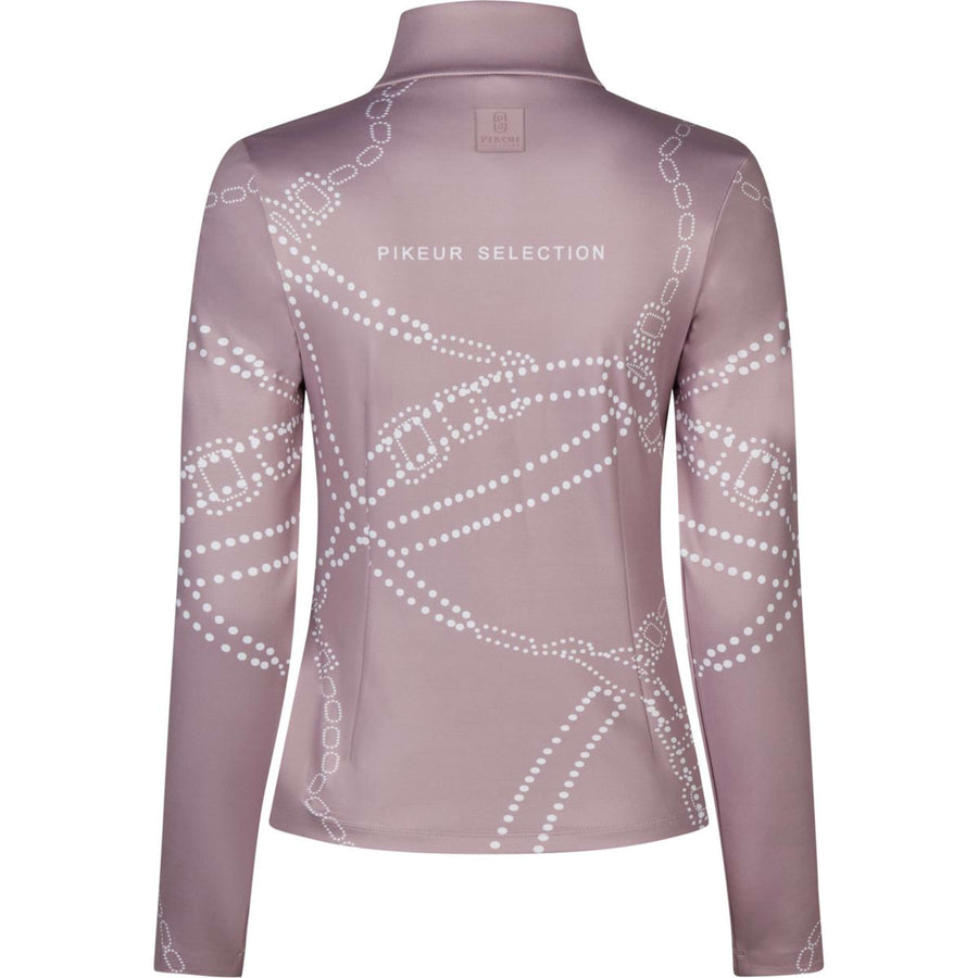 Pikeur Shirt Zip Print Selection AW26 Long Sleeves Ash Mauve