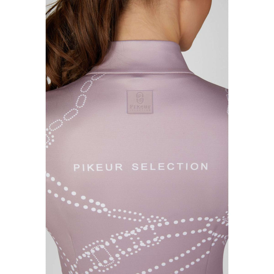 Pikeur Shirt Zip Print Selection AW26 Long Sleeves Ash Mauve