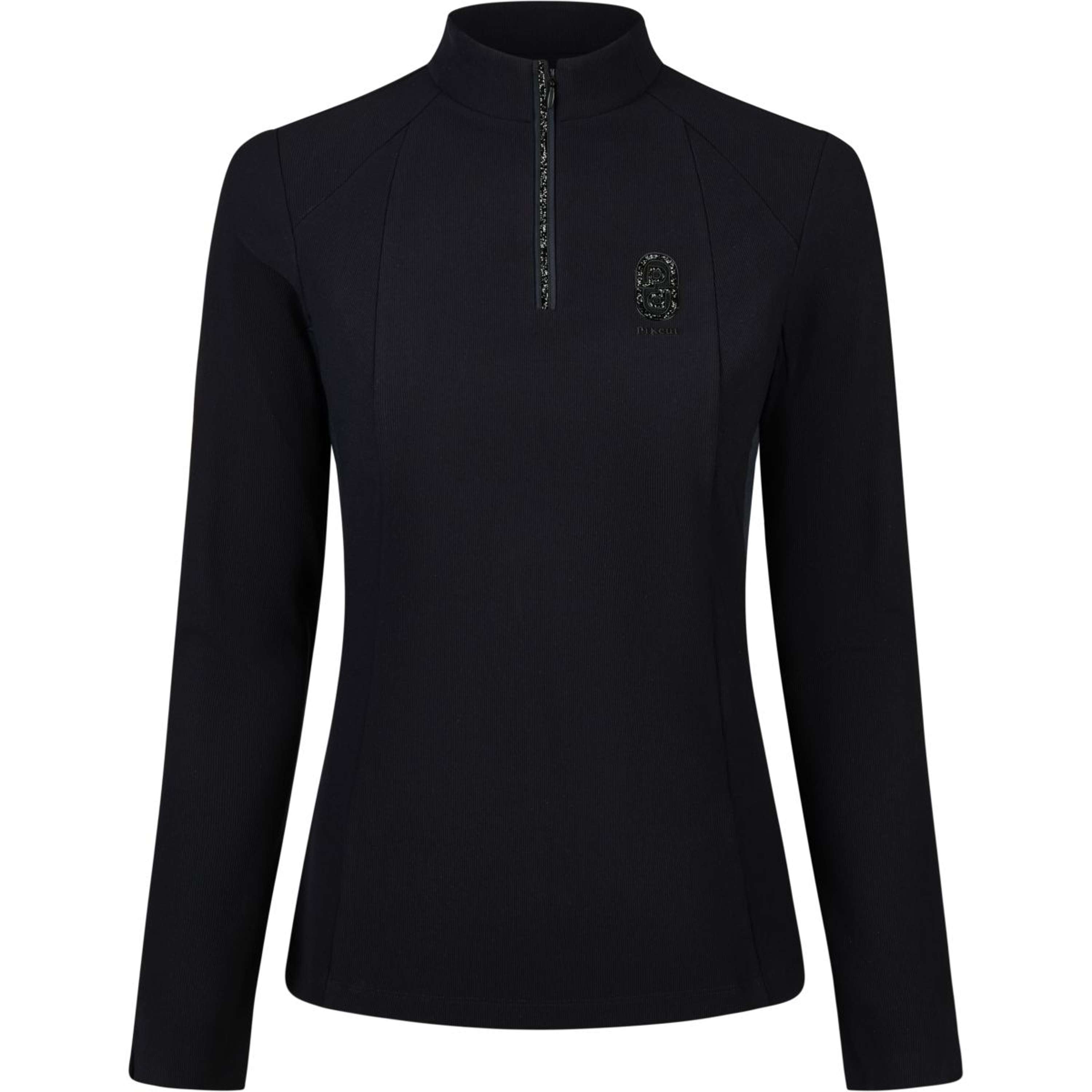 Pikeur Shirt Zip Rip Selection AW26 Long Sleeves Black
