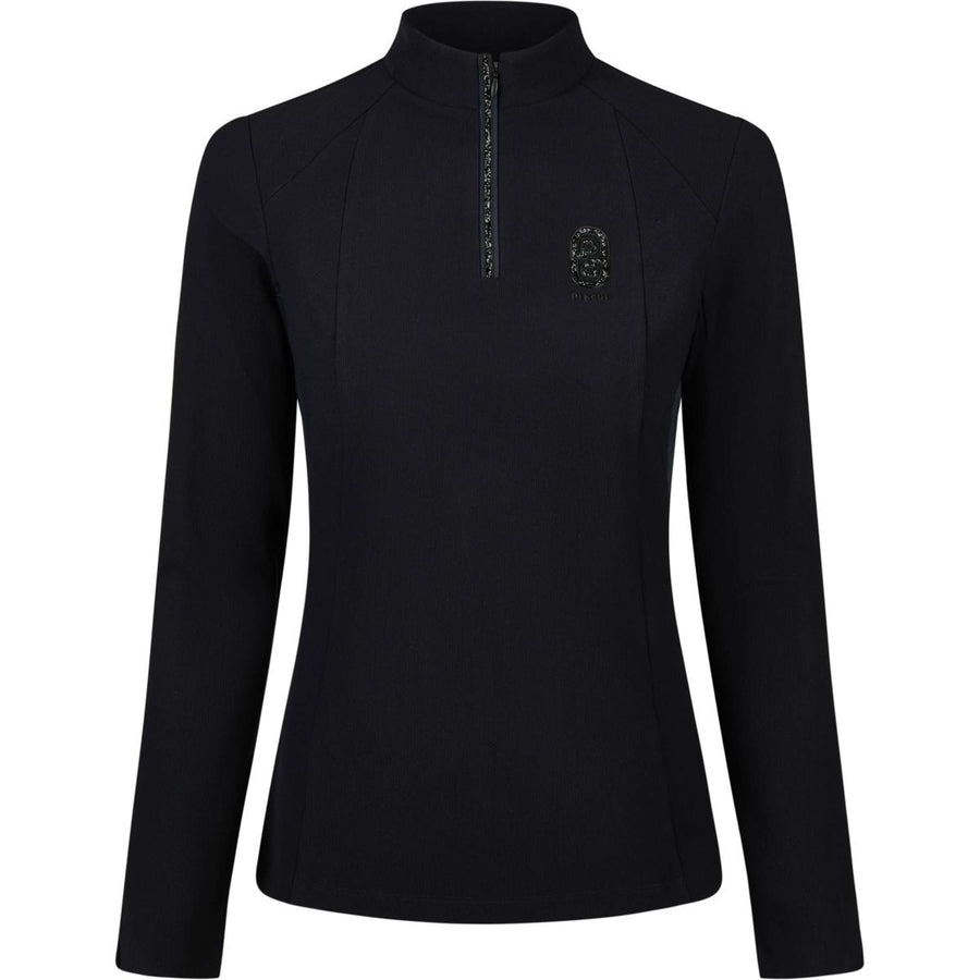 Pikeur Shirt Zip Rip Selection AW26 Long Sleeves Black