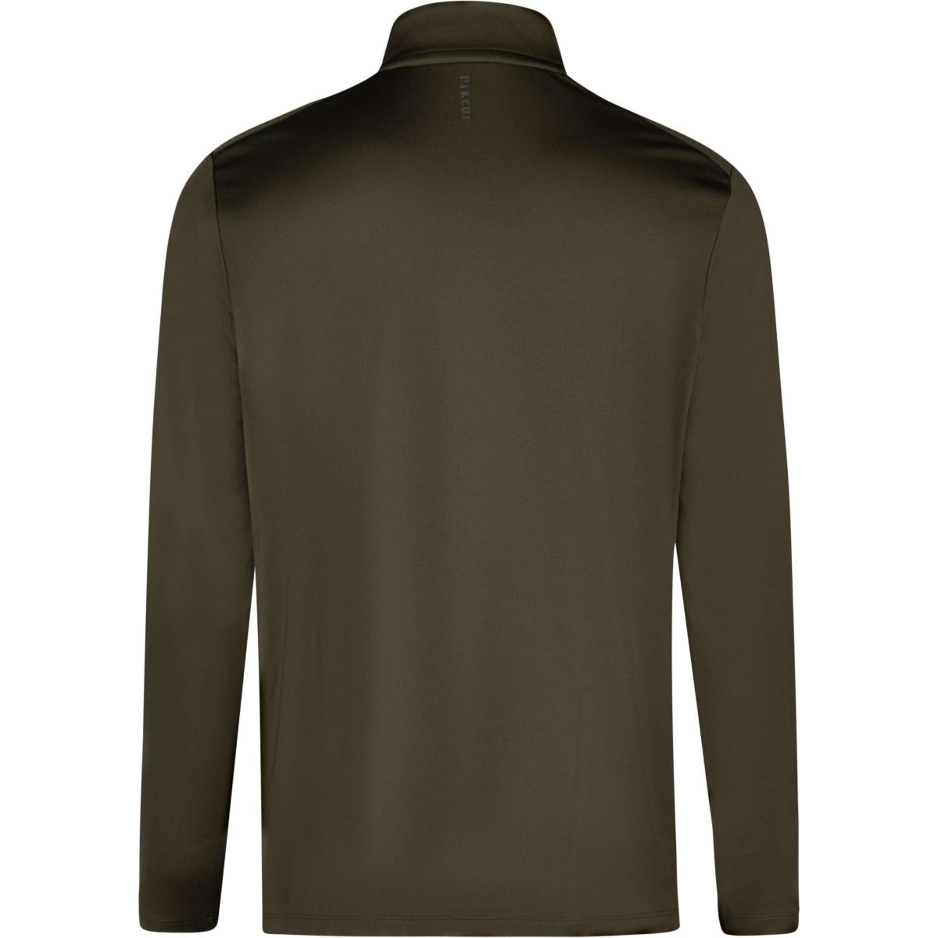Pikeur Shirt Zip Athleisure AW26 Men Olive Green