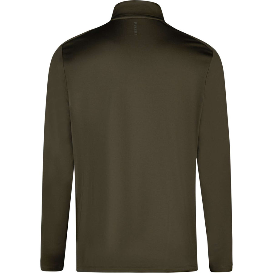 Pikeur Shirt Zip Athleisure AW26 Men Olive Green