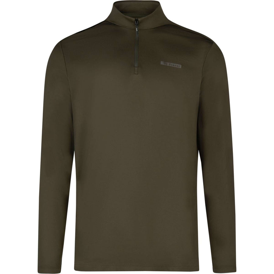 Pikeur Shirt Zip Athleisure AW26 Men Olive Green