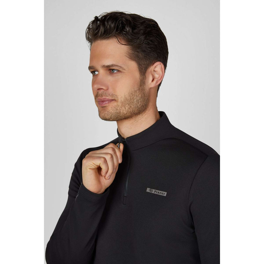 Pikeur Shirt Zip Athleisure AW26 Men Black