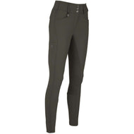 Pikeur Breeches New Candela Full Grip Flex Faux Leather Deep Khaki