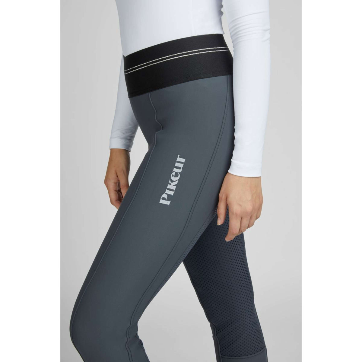 Pikeur Breeches Gia Athleisure Softshell Full Grip Dark Shadow