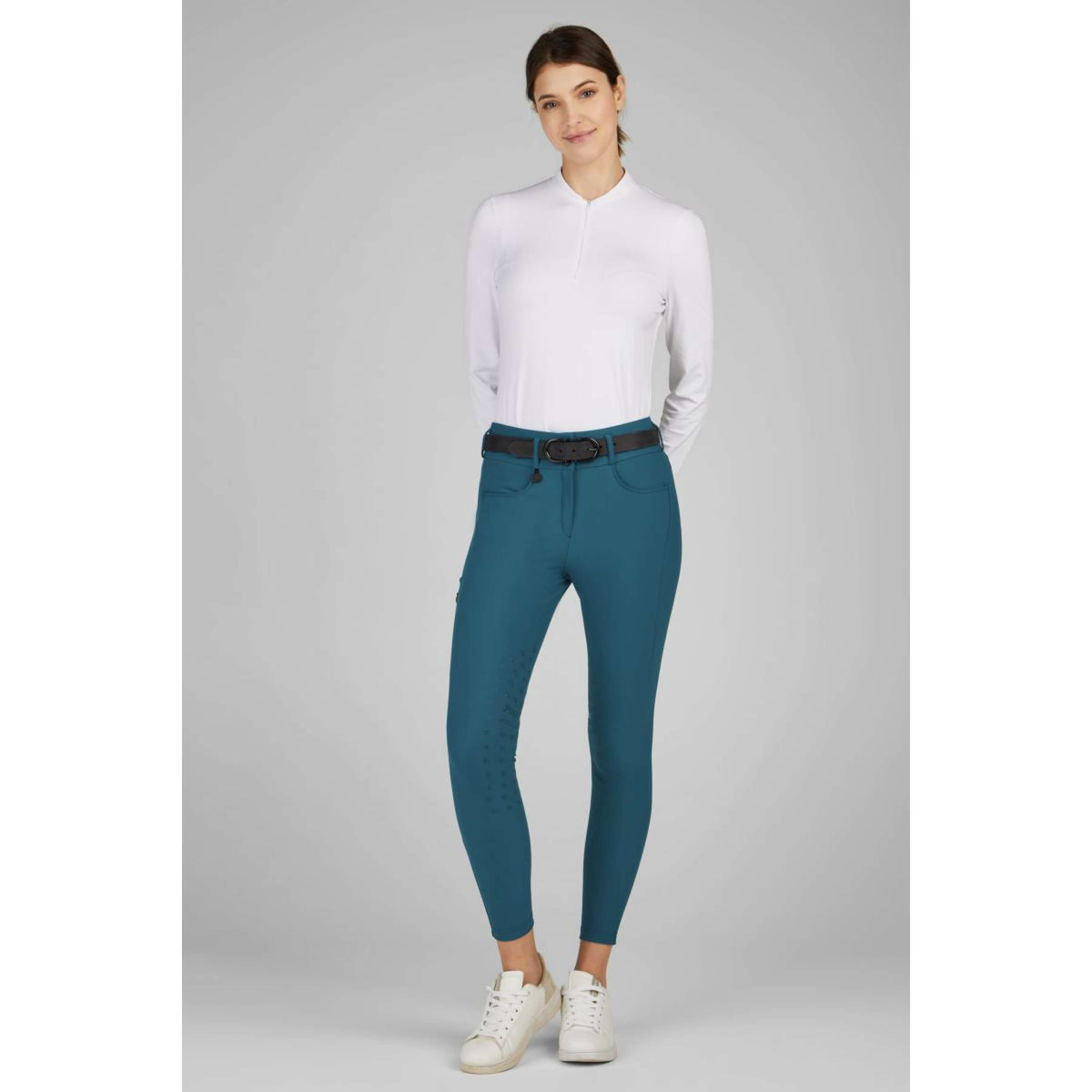 Pikeur Breeches Amia Midwaist Knee Grip Deep Ocean