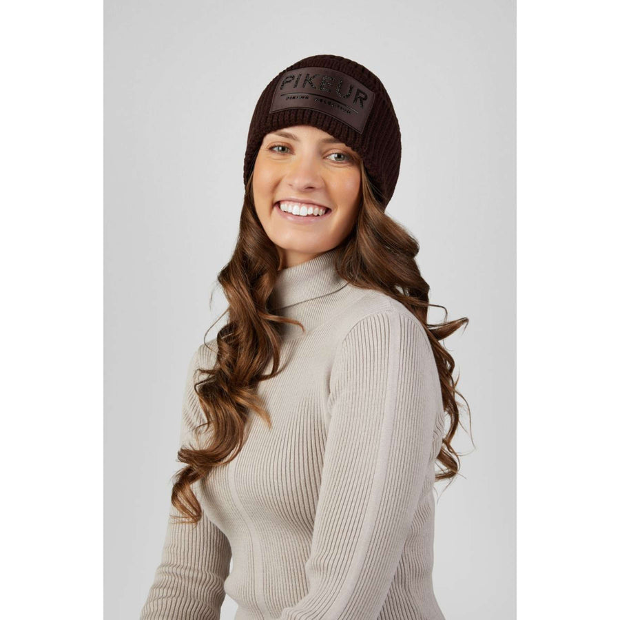 Pikeur Cap Selection Satin AW26 Chocolate Brown