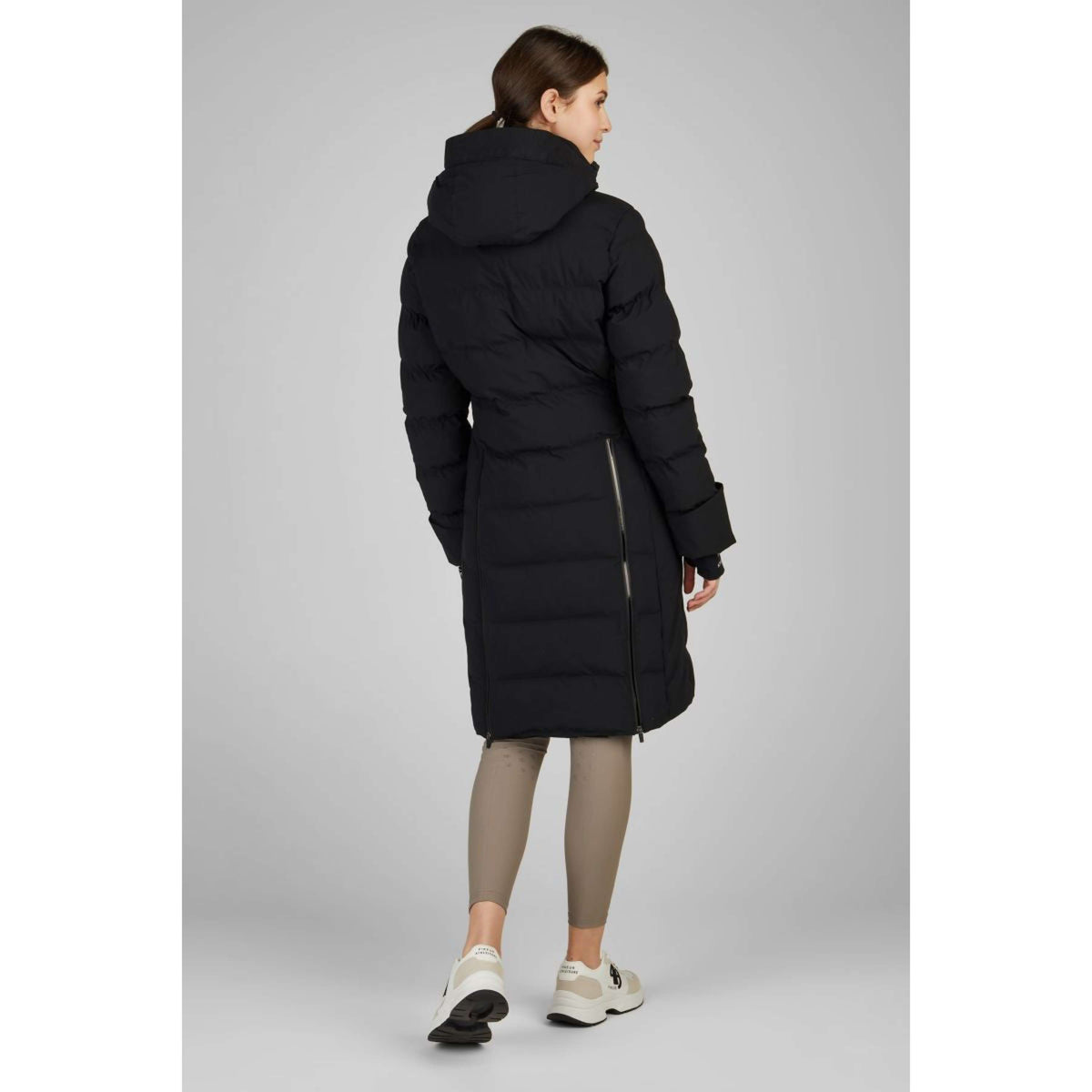 Pikeur Long Coat Athleisure Raincoat Black