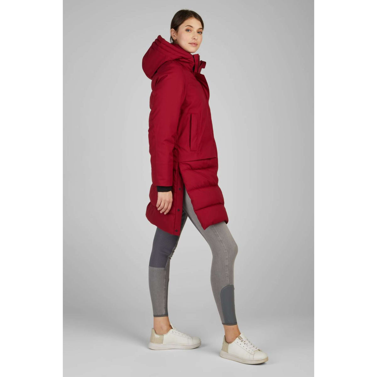 Pikeur Long Coat Sports Raincoat Rumba Red