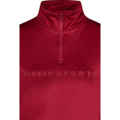 Pikeur Shirt Sports with Zipper Rumba Red