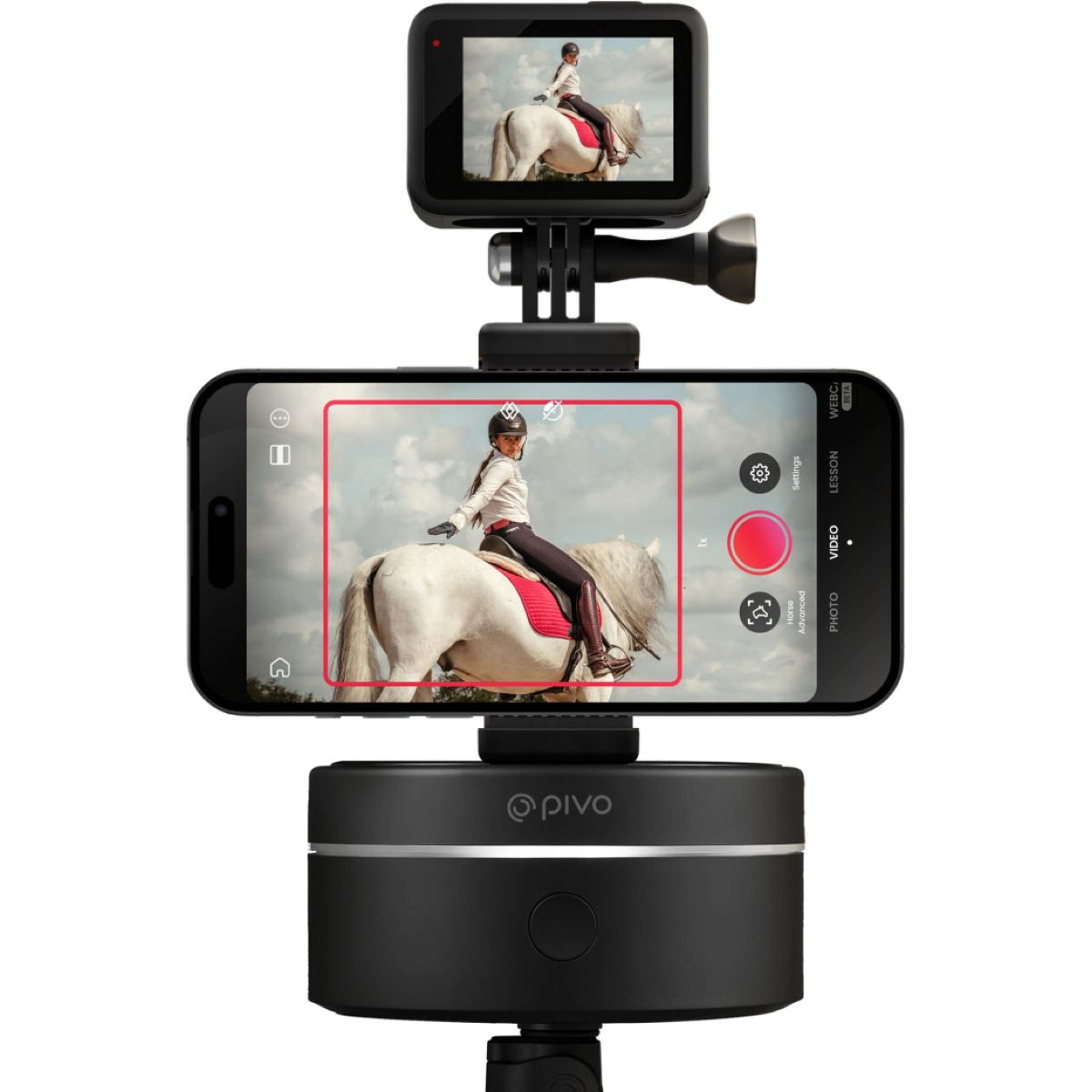 Pivo Action Mount Black