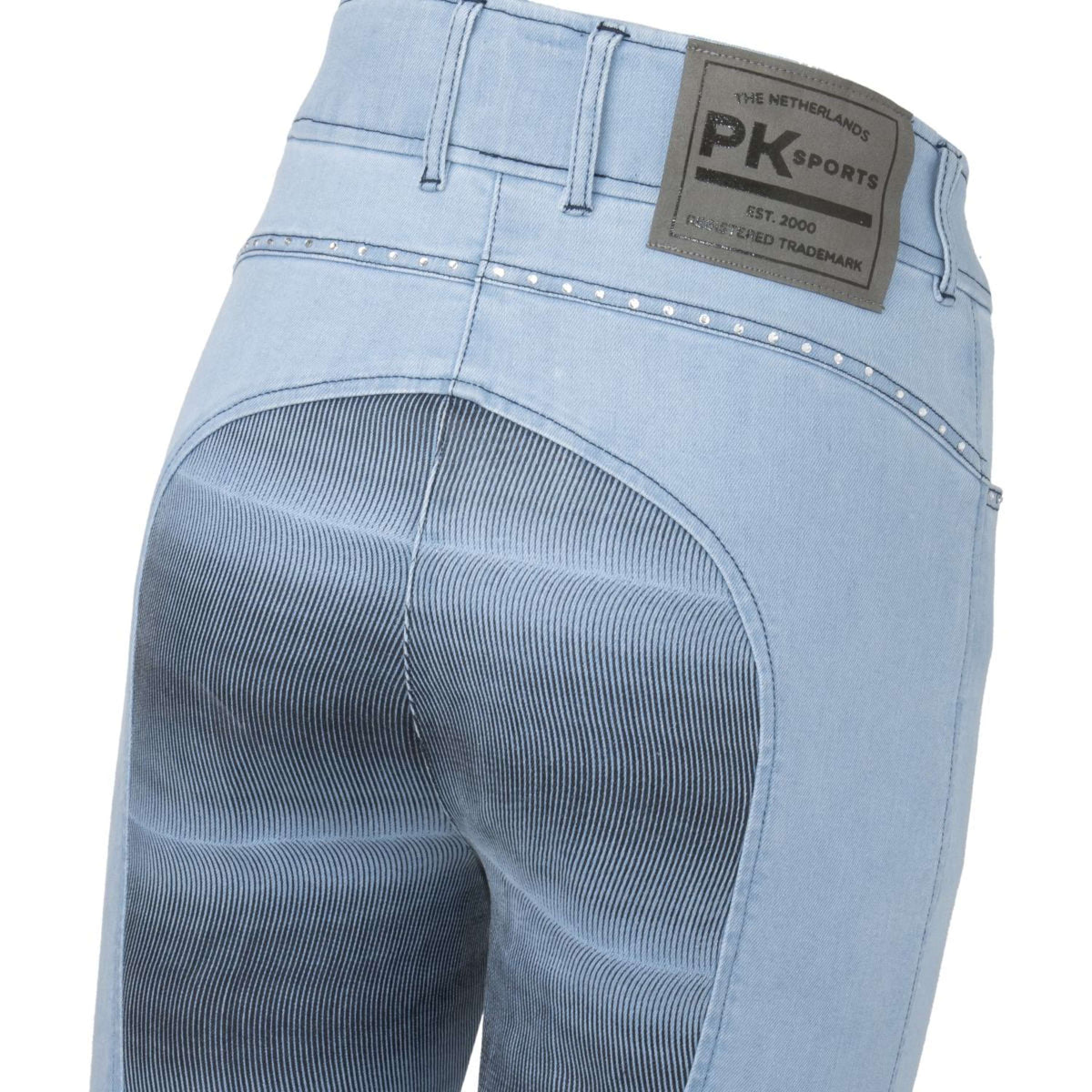 PK Breeches Notable Full Grip Kids Light Denim