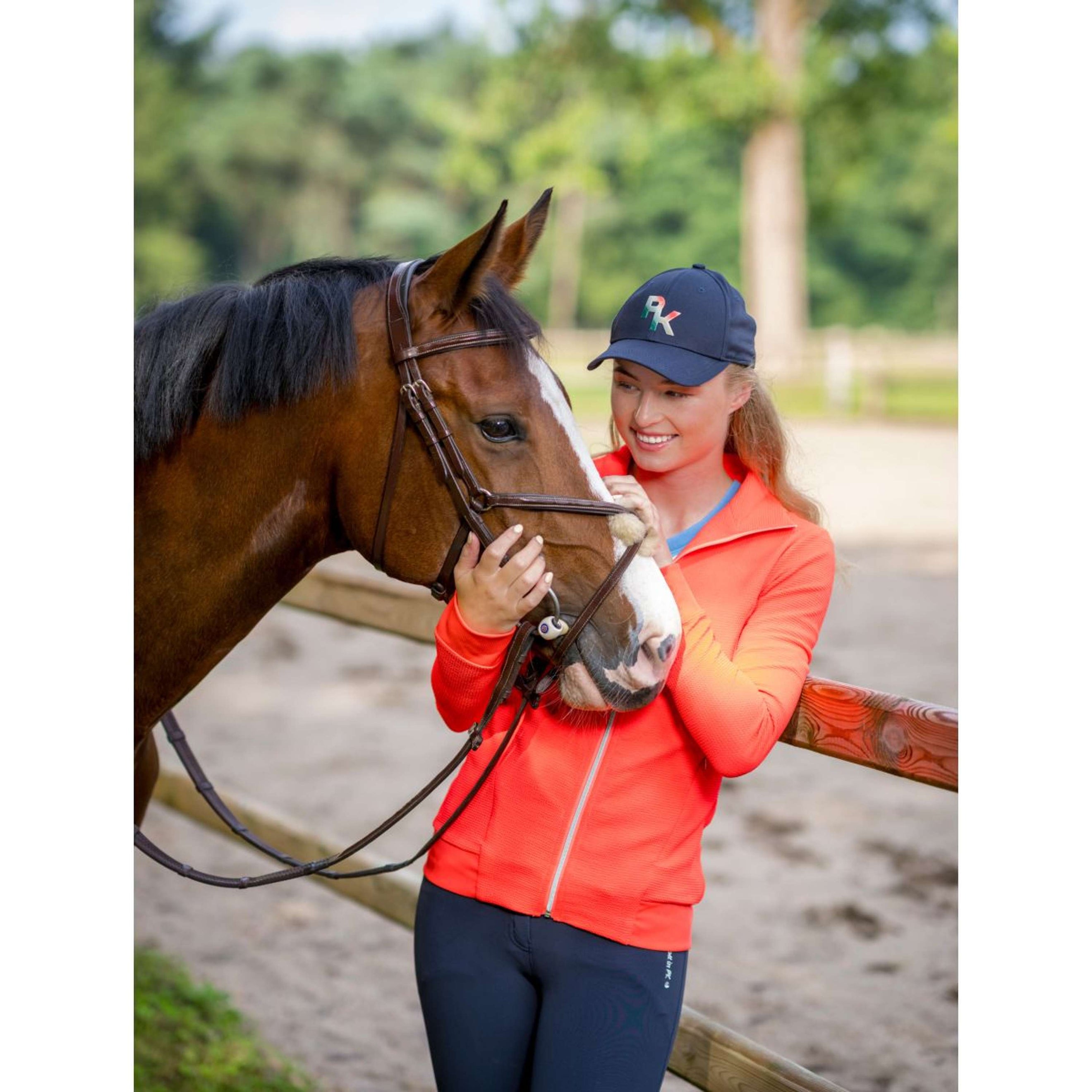 PK International Zip-Hoodie Arezzo Fluo Coral