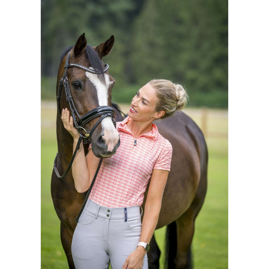 PK International Poloshirt Dakota All Over Fluo Coral