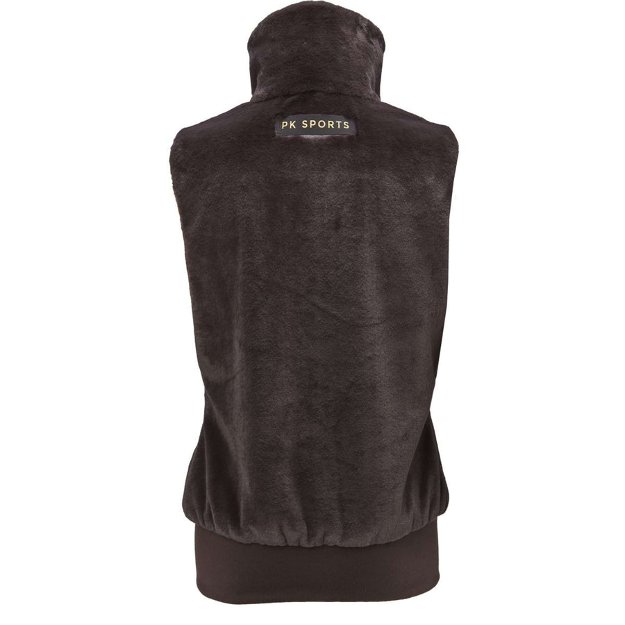 PK Bodywarmer Taury Fluffy Coffee-Brown