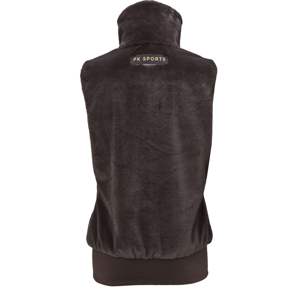 PK Bodywarmer Taury Fluffy Coffee-Brown