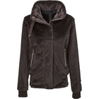 PK Zip-Hoodie Tiamo Fluffy Coffee-Brown