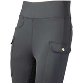 PK Riding Legging Tiesto Full Grip Charcoal