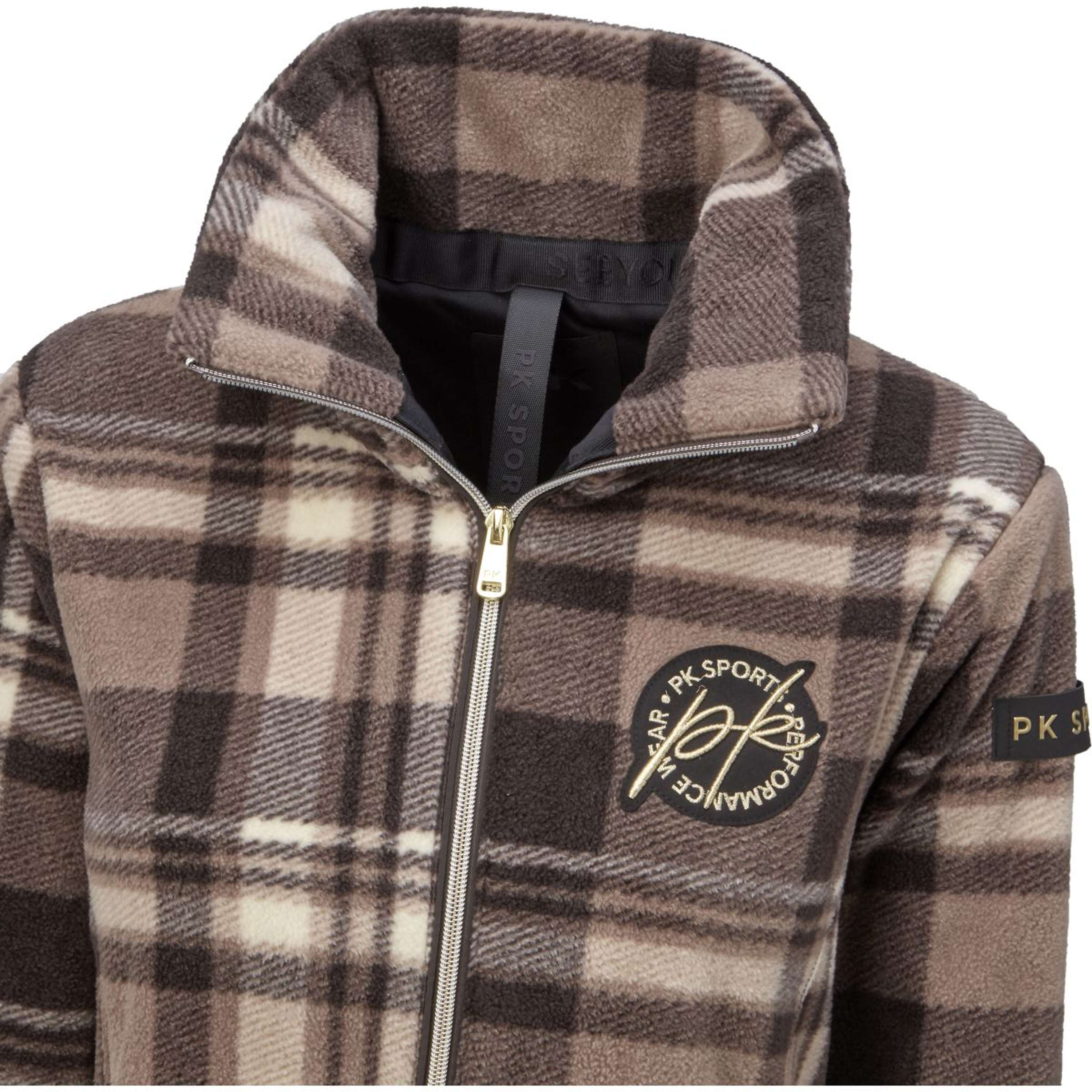 PK Zip-Hoodie Timber Fluffy Coffee-Brown