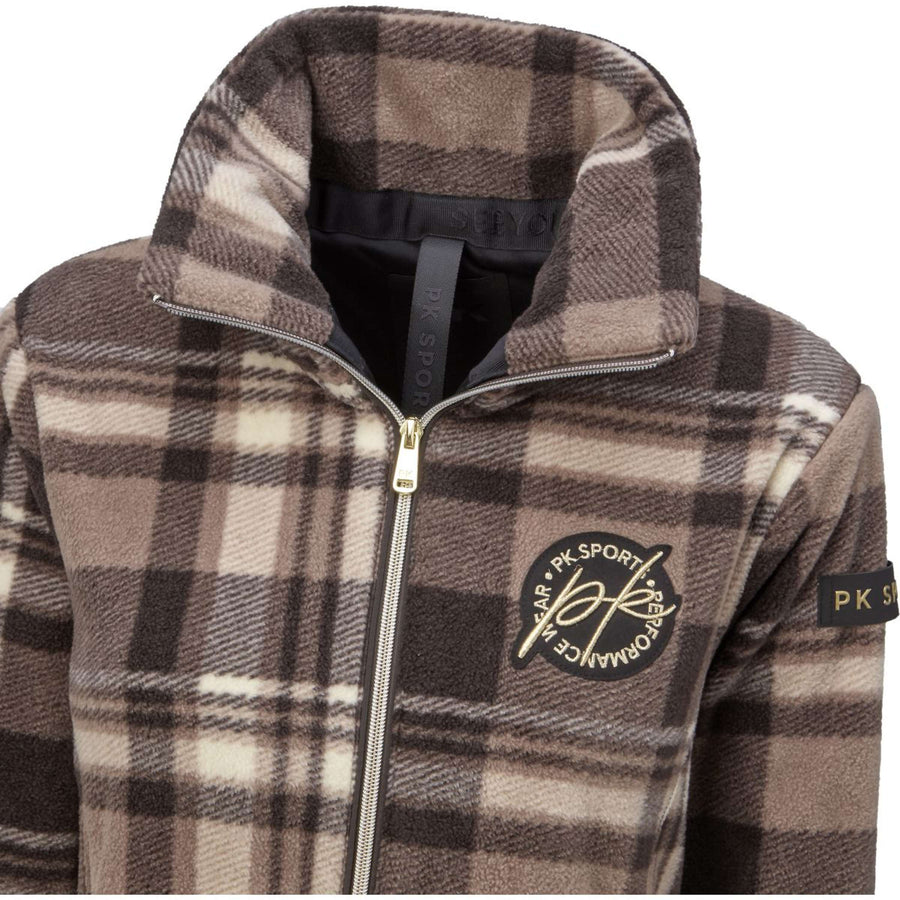PK Zip-Hoodie Timber Fluffy Coffee-Brown