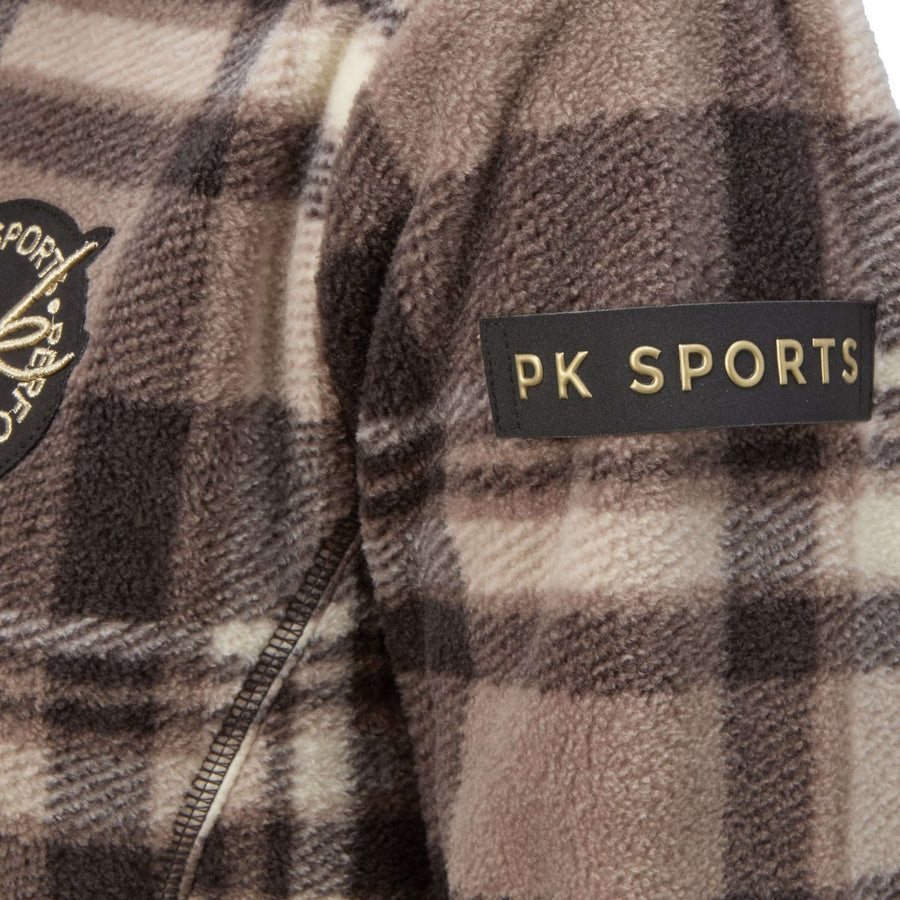 PK Zip-Hoodie Timber Fluffy Coffee-Brown
