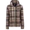 PK Zip-Hoodie Timber Fluffy Coffee-Brown