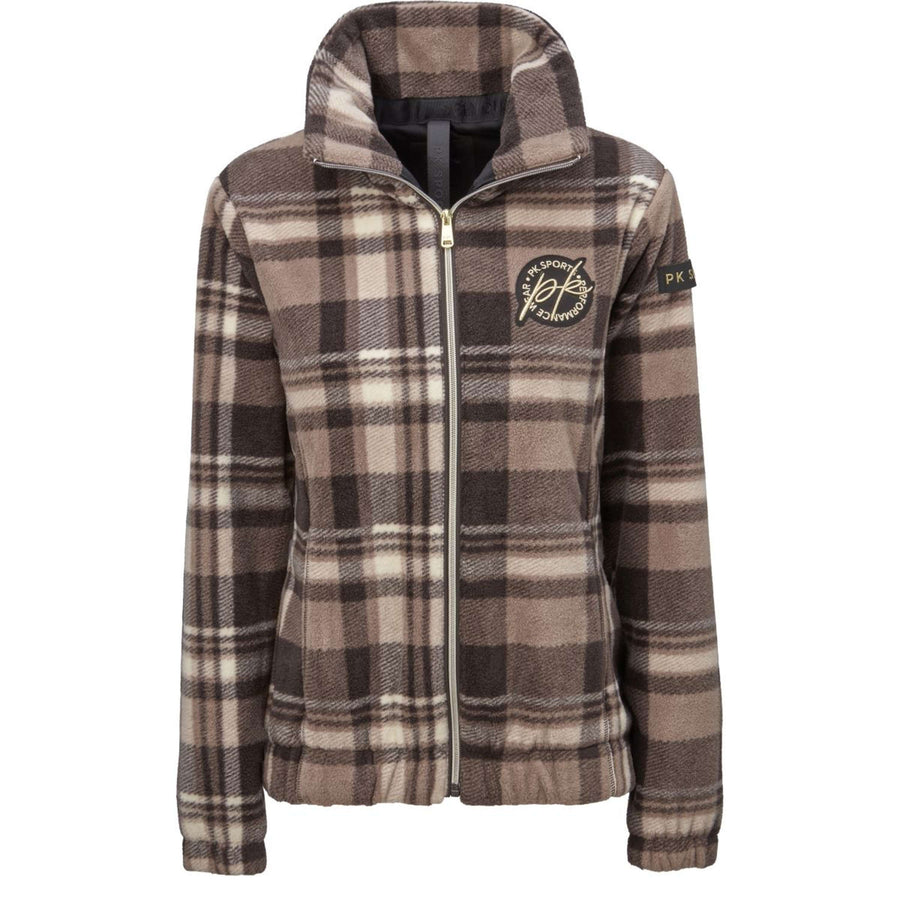 PK Zip-Hoodie Timber Fluffy Coffee-Brown