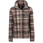 PK Zip-Hoodie Timber Fluffy Coffee-Brown