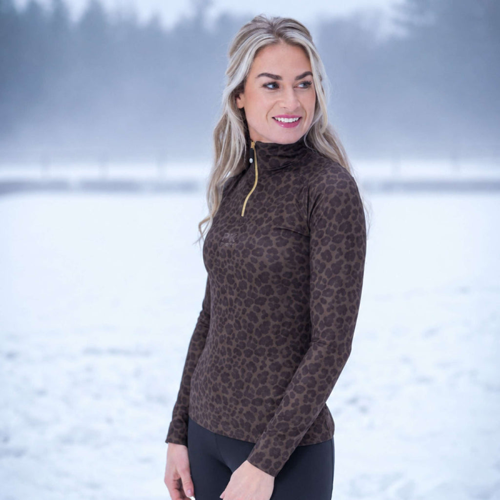 PK Shirt Vixer Long Sleeves All Over Coffee