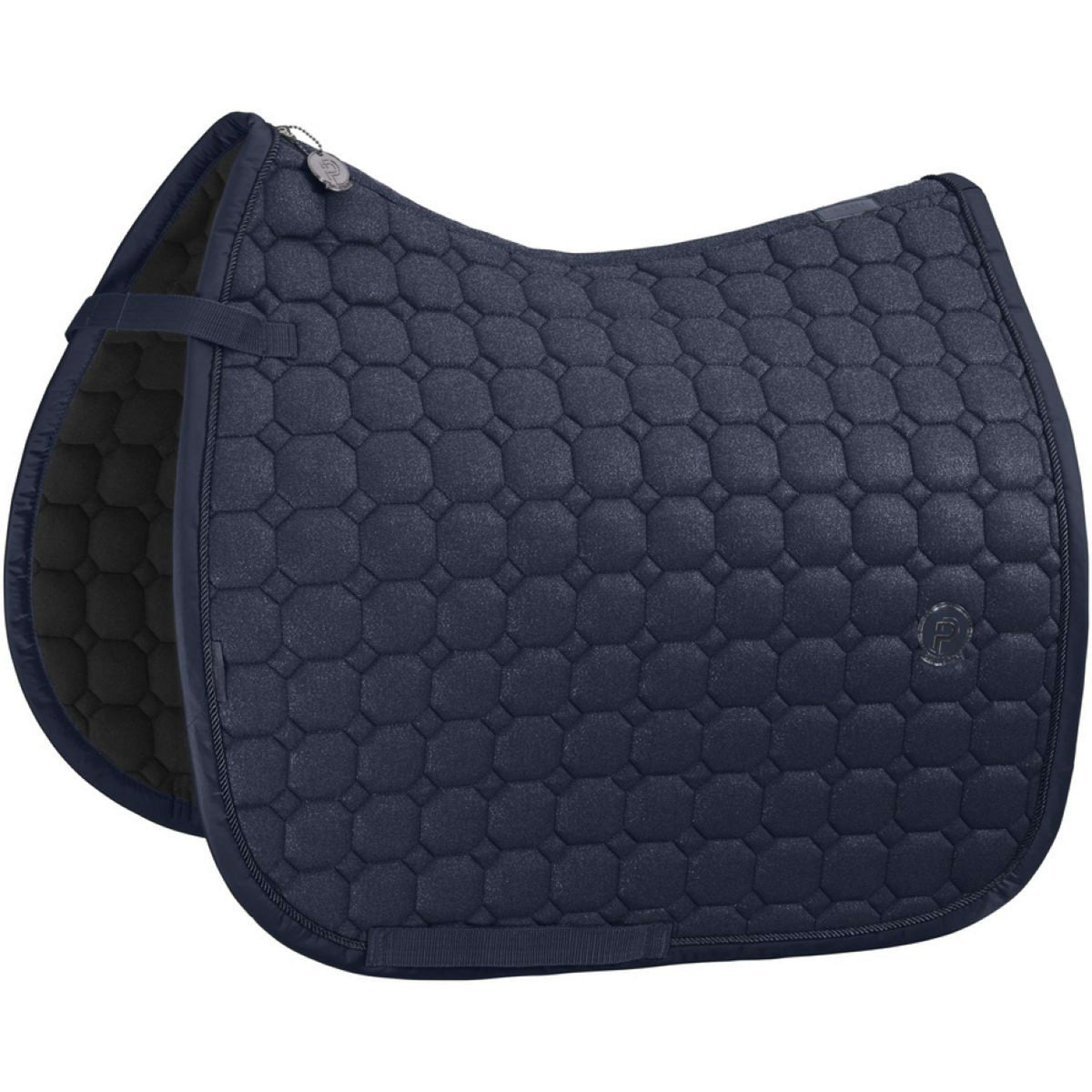 Eskadron Saddlepad Platinum Cotton Glitter Dressage Atlantic Blue