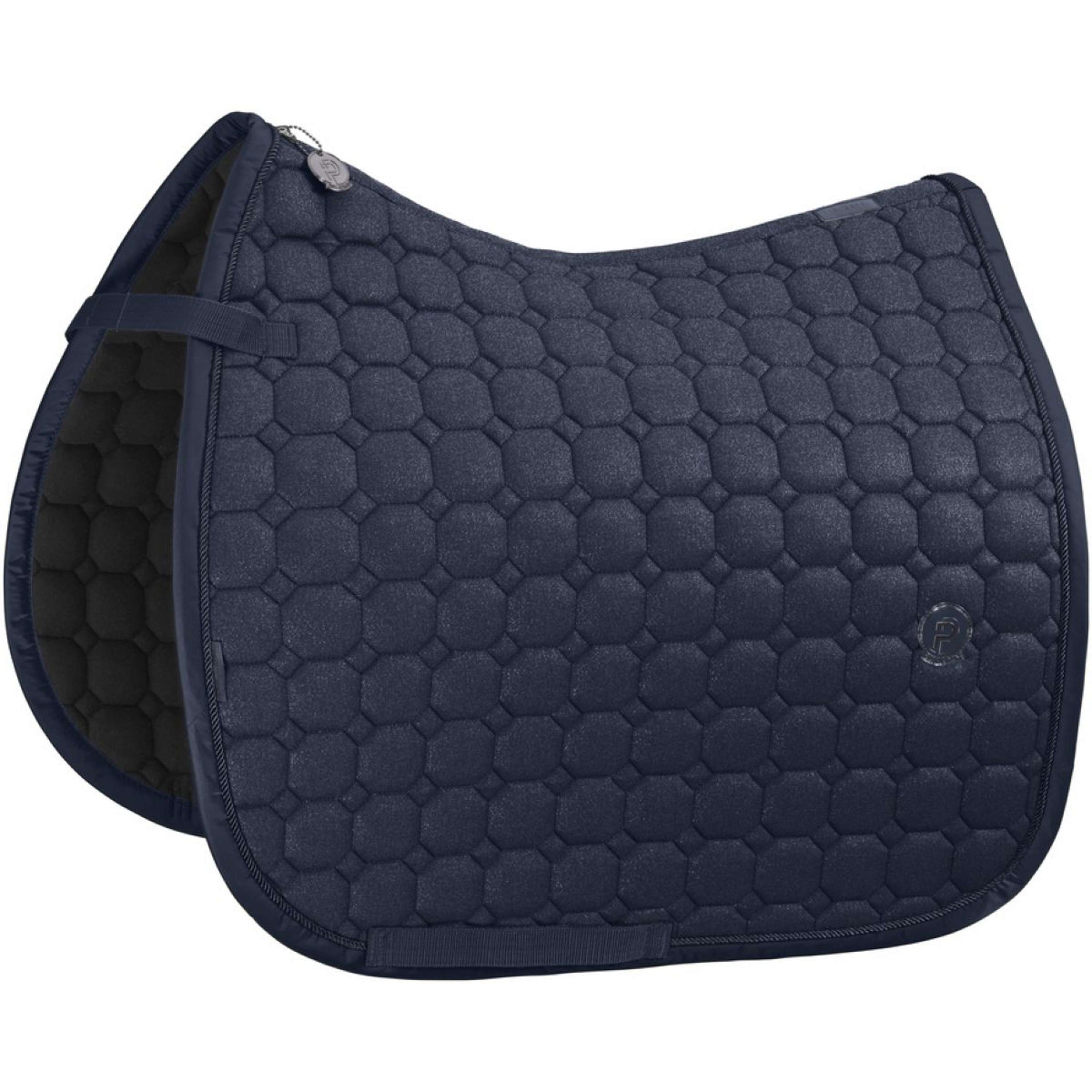 Eskadron Saddlepad Platinum Cotton Glitter Dressage Atlantic Blue