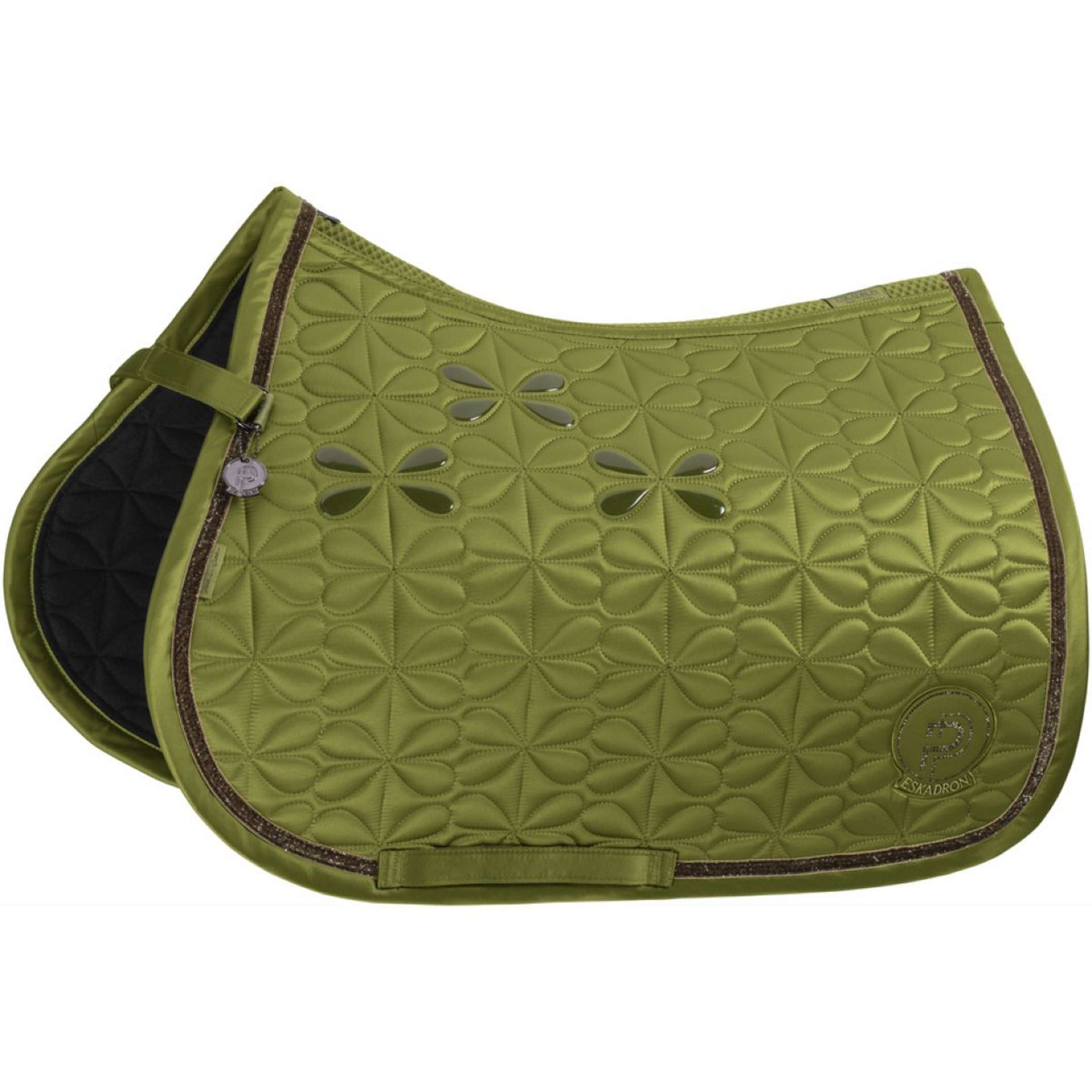 Eskadron Saddlepad Platinum Mattgloss Bow General Purpose moss-green