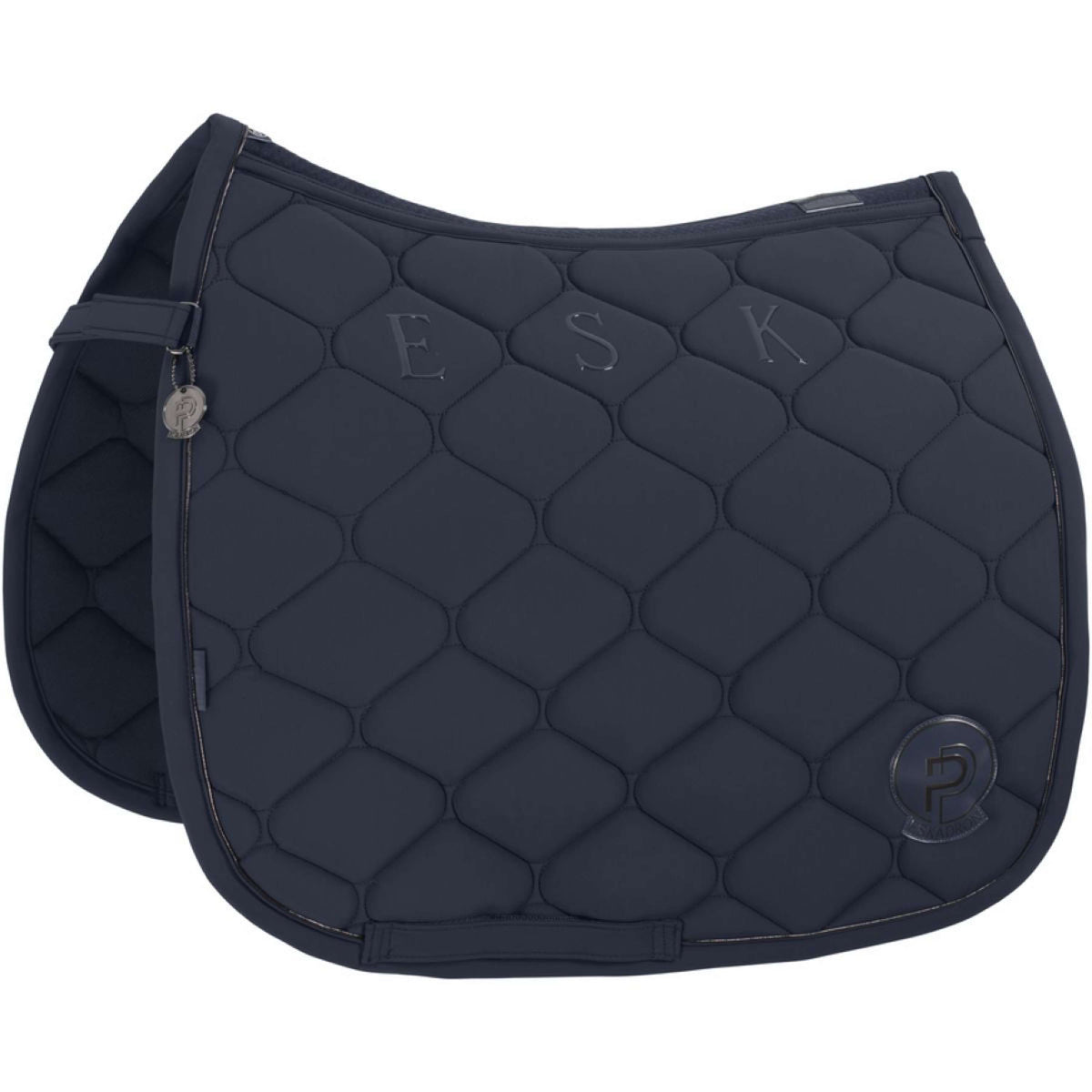 Eskadron Saddlepad Platinum Softshell Emblem Dressage Atlantic Blue