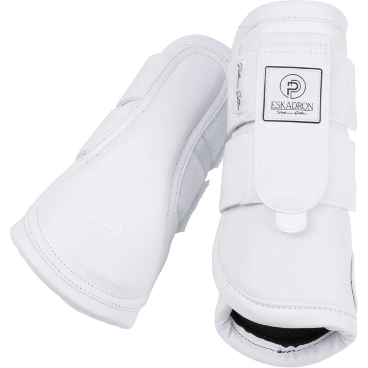 Eskadron Tendon Boots Platinum Faux Leather White