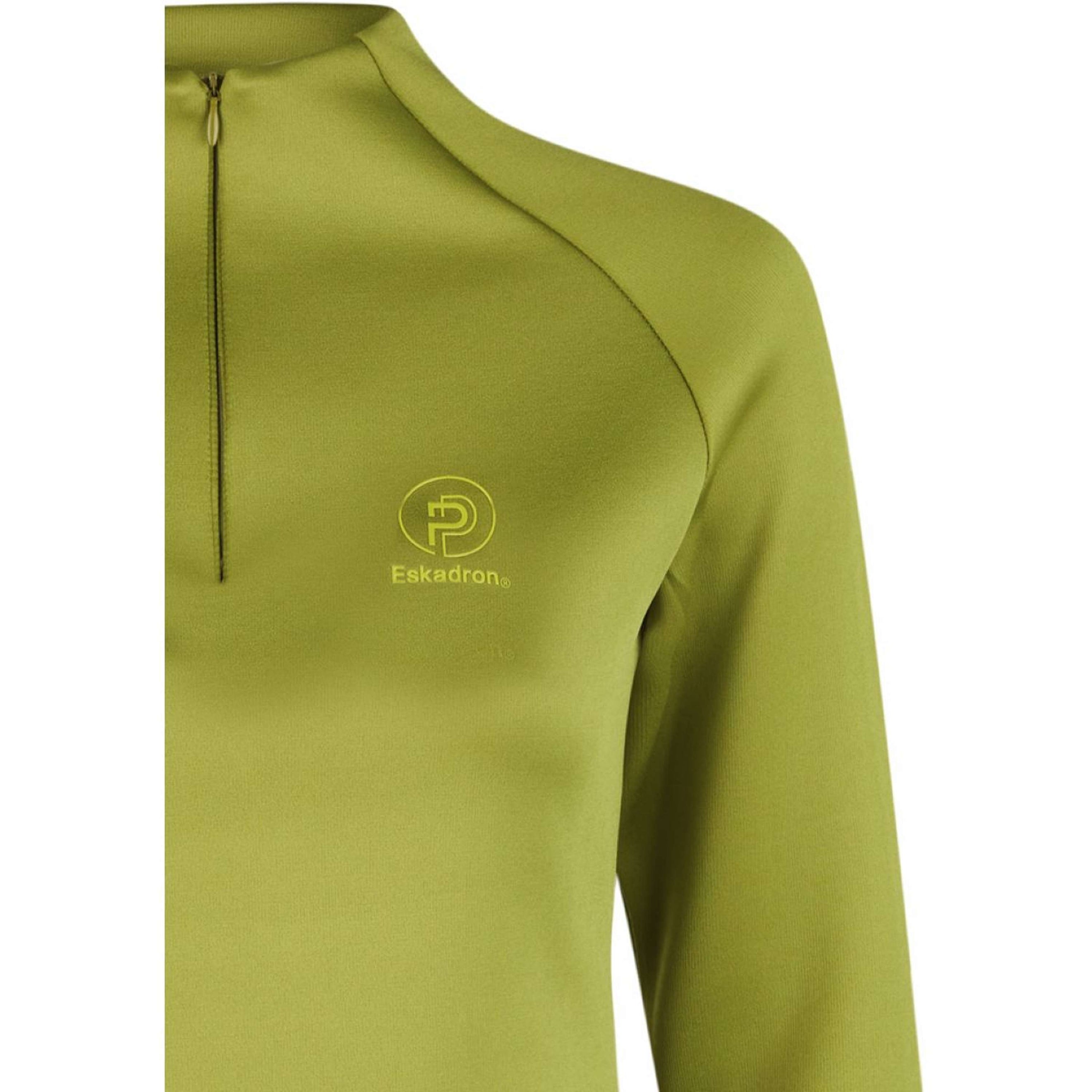 Eskadron Shirt Platinum Half-Zip moss-green