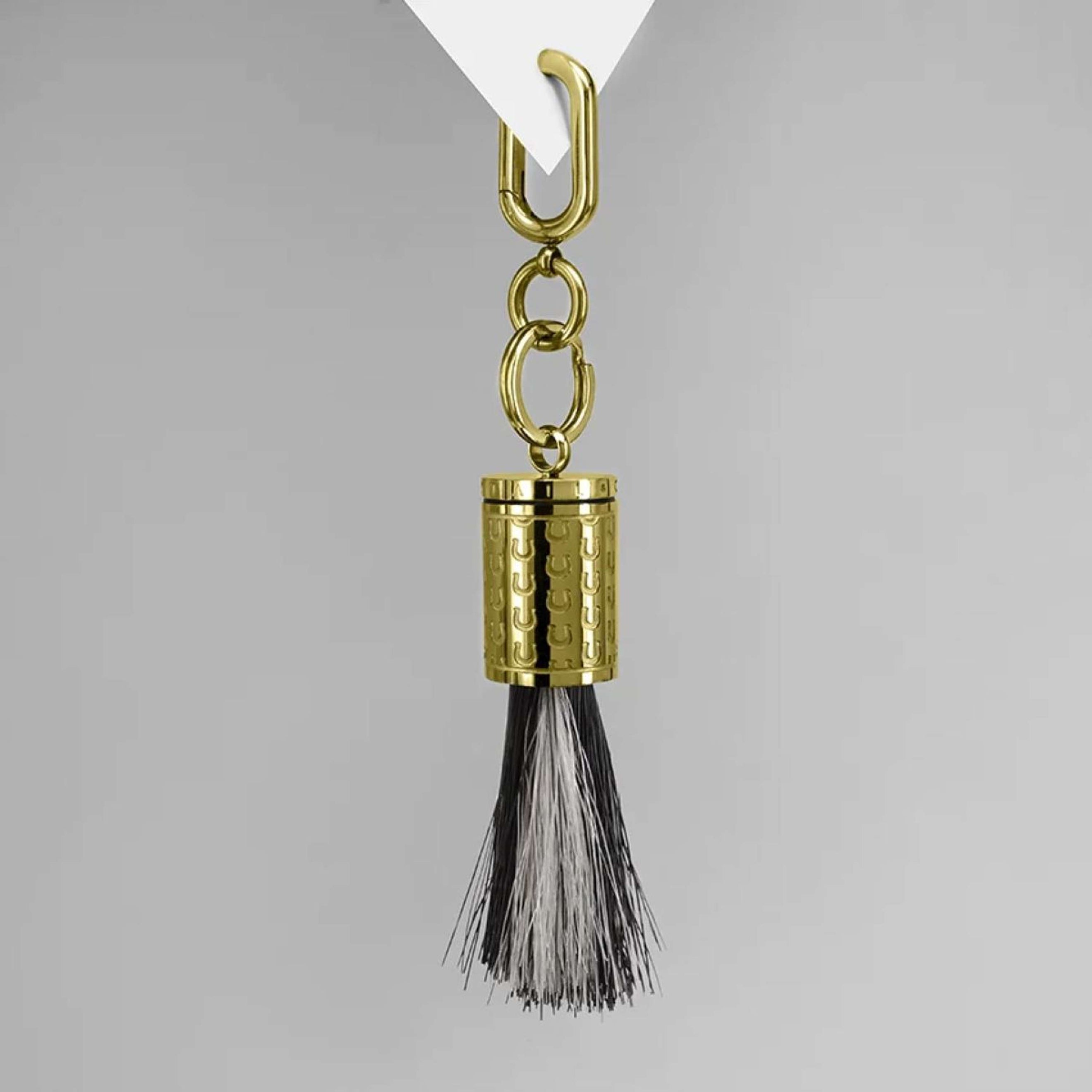 Ponytail&Co Hanger Horsehair Horseshoe Print Gold Ponytail&Co Hanger Horsehair Horseshoe Print Gold