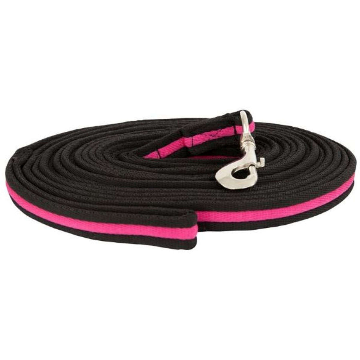 Premiere Lunging Side Rope Softgrip with Snaphook Black/Pink