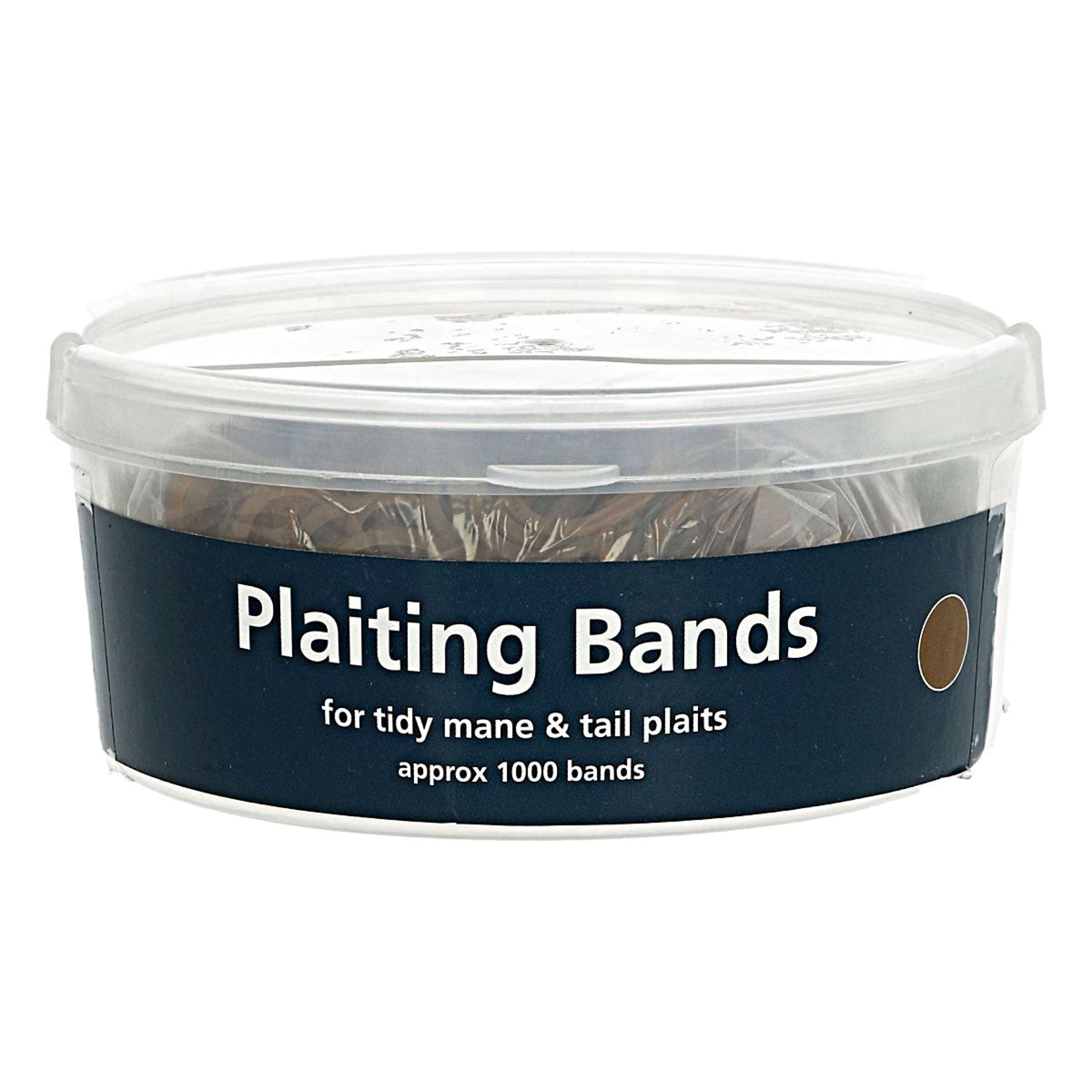 Shires Elastic Bands 1000 Pieces Brown