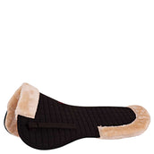 Premiere Half Pad Ana Synthetic Sheepskin Black/Natural