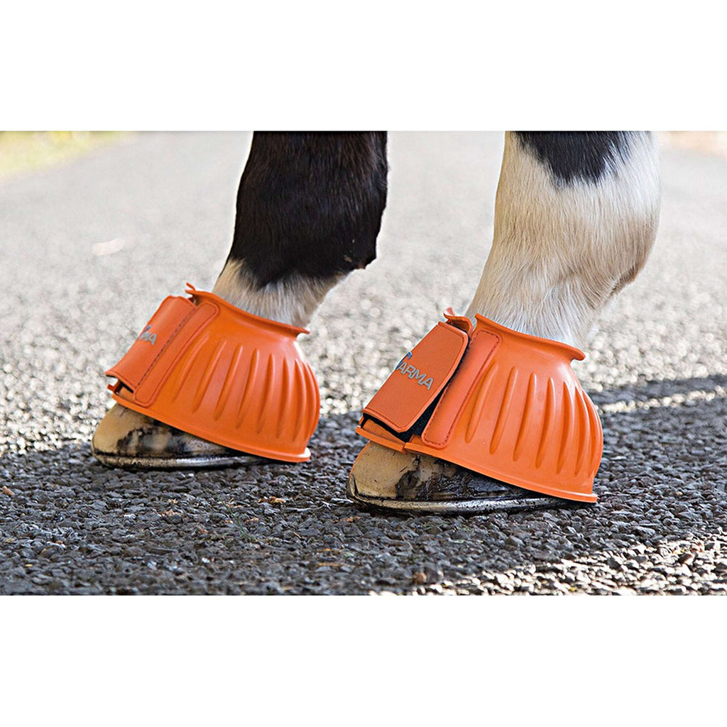 Arma by Shires Bell Boots Touch Close Orange