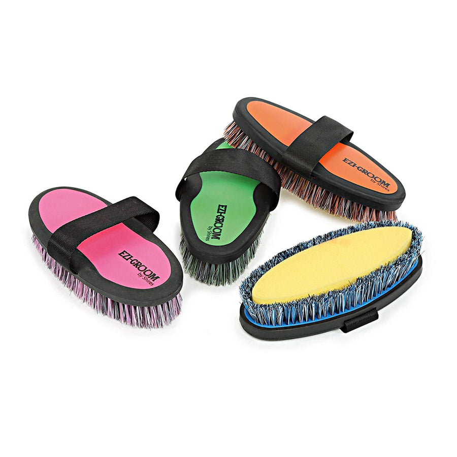 Ezi-groom by Shires Body Wash Brush Bright Pink