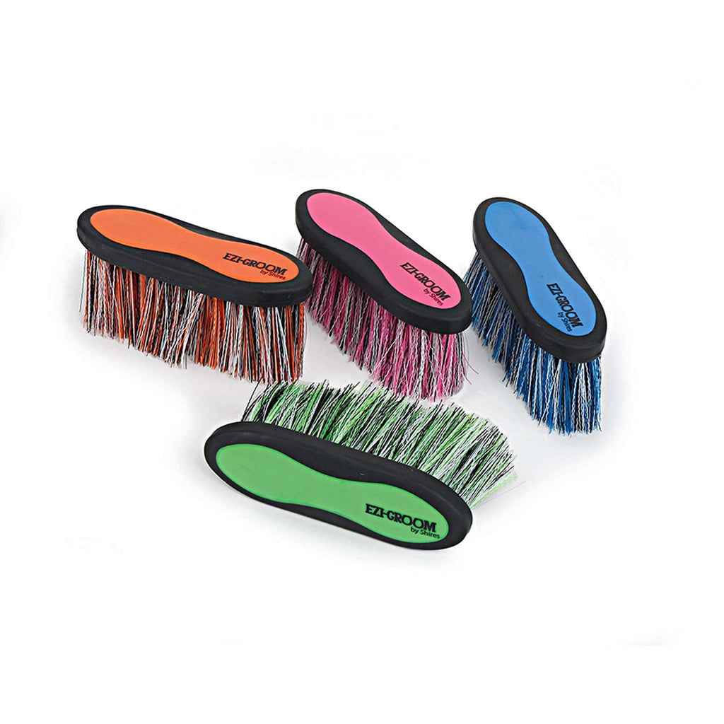 Ezi-groom by Shires Brush Long Bristle Bright Blue