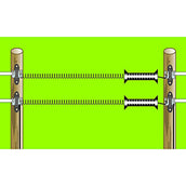 Agradi Power Gate Handle Set with Spring and 2 Anchors