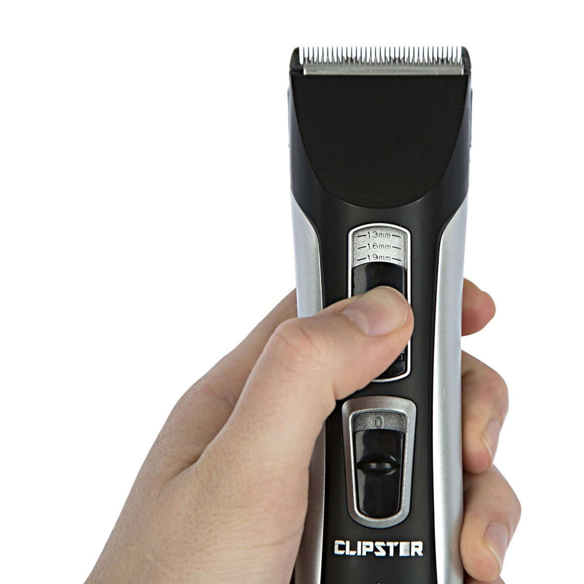 Clipster Battery Shaver DropiX Silver/Black