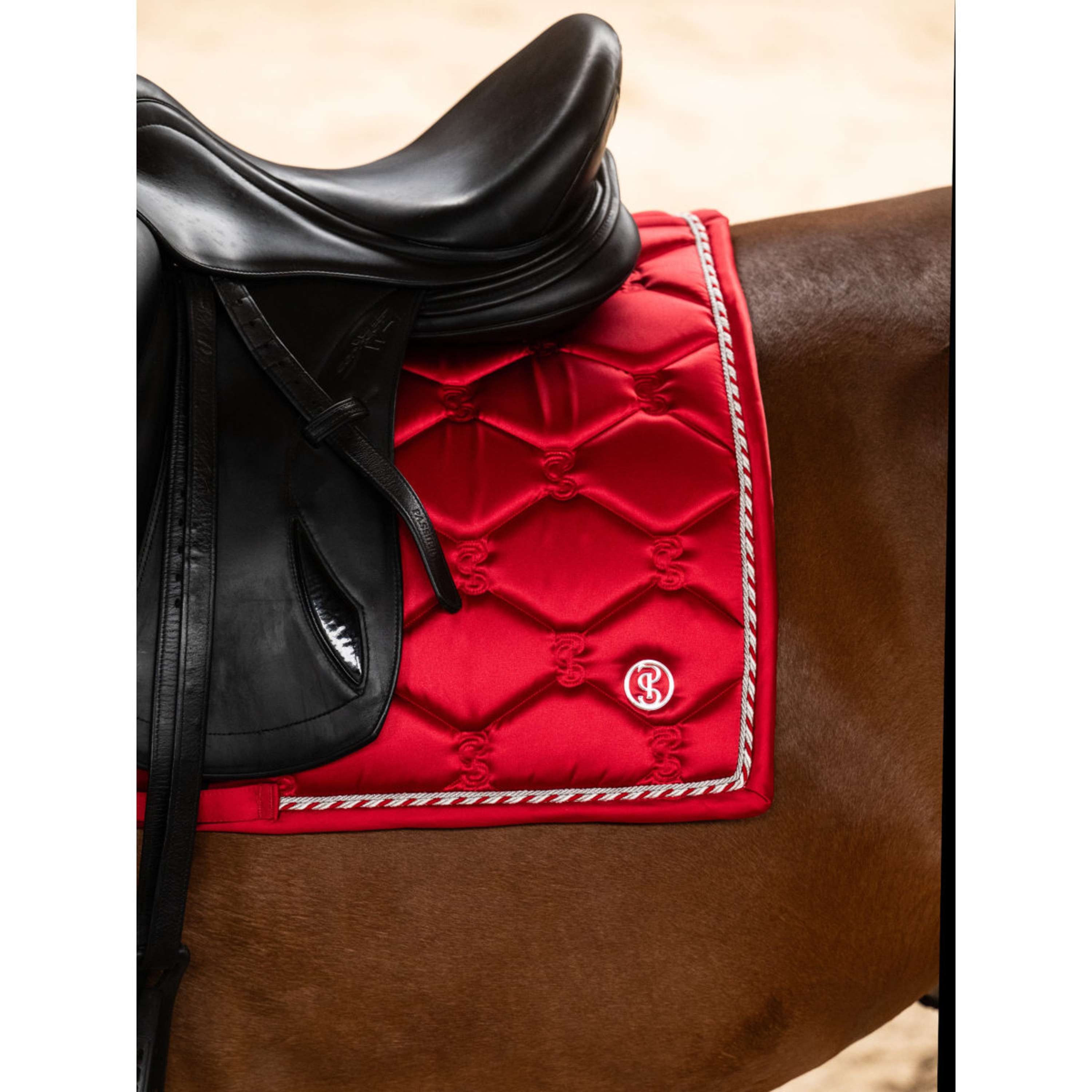 PS of Sweden Saddlepad Signature Dressage Cranberry Red