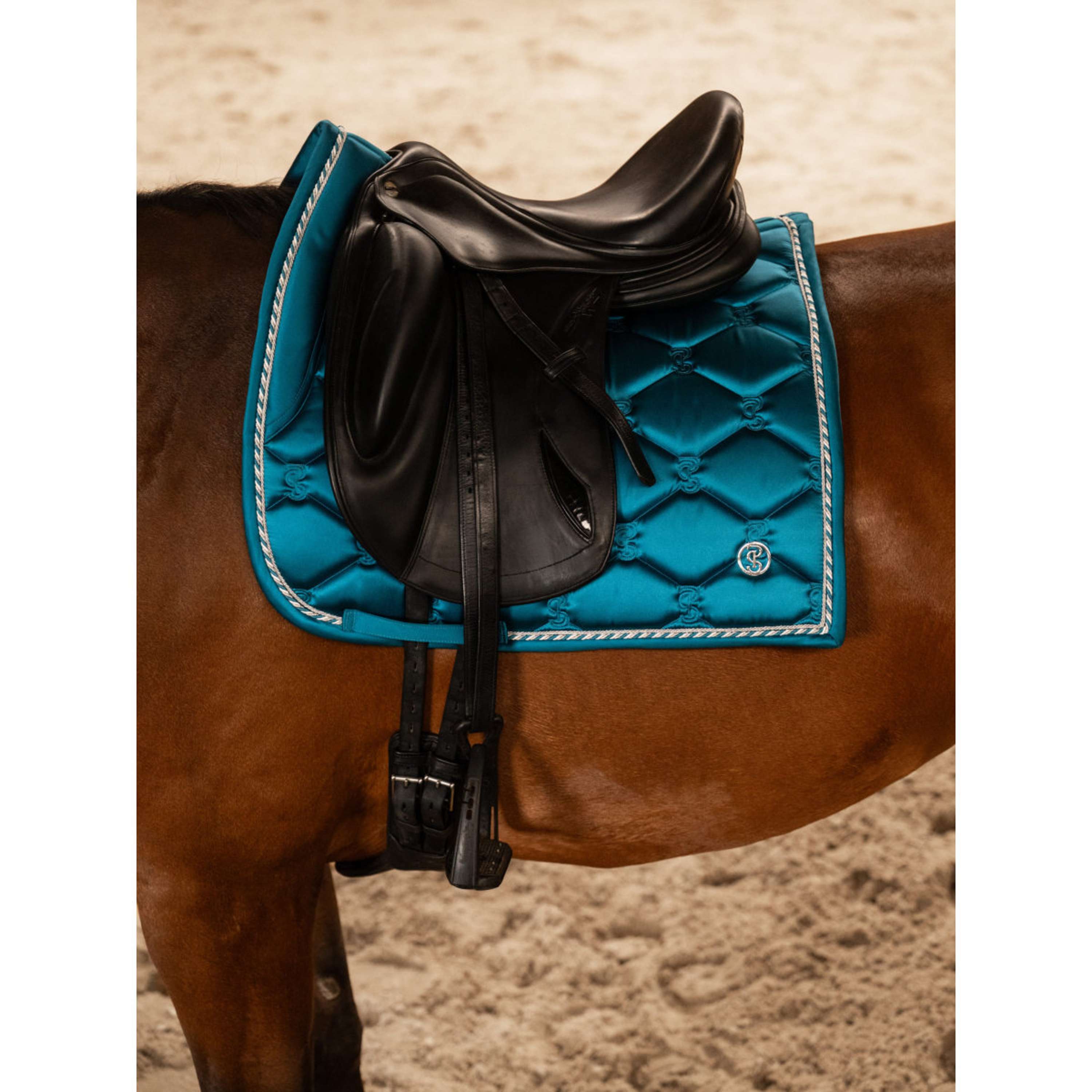 PS of Sweden Saddlepad Signature Dressage Evening Teal