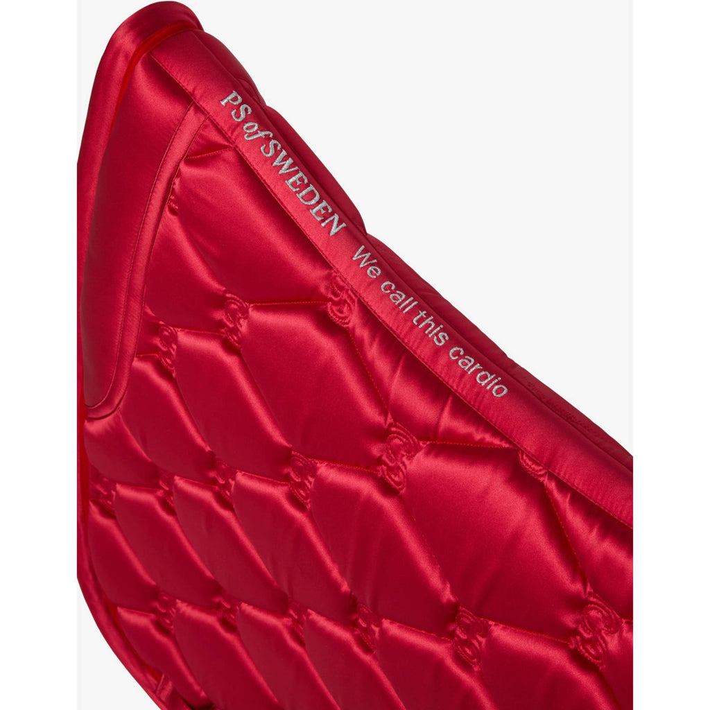 PS of Sweden Saddlepad Ruffle Dressage Cranberry Red